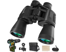 20x50 HD Verrekijker voor Volwassenen - BAK4 Prisma - FMC Lenzen - Waterbestendig - Inclusief Accessoires