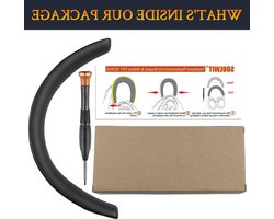 Hoofdbandhoes voor Bowers & Wilkins PX8/PX7 s2/PX7 s2e Hoofdtelefoons, Vervangende Hoofdband Kussen en Reparatieonderdeel - Zwart, Comfortabel en Duurzaam