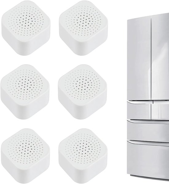 Koelkast Deodorizer - 6 stuks - Geurverwijderaar - Absorbeert Geuren - Koelkast Verfrisser - koelkast geur – Voor Koelkast, Sporttas, Kast & Auto