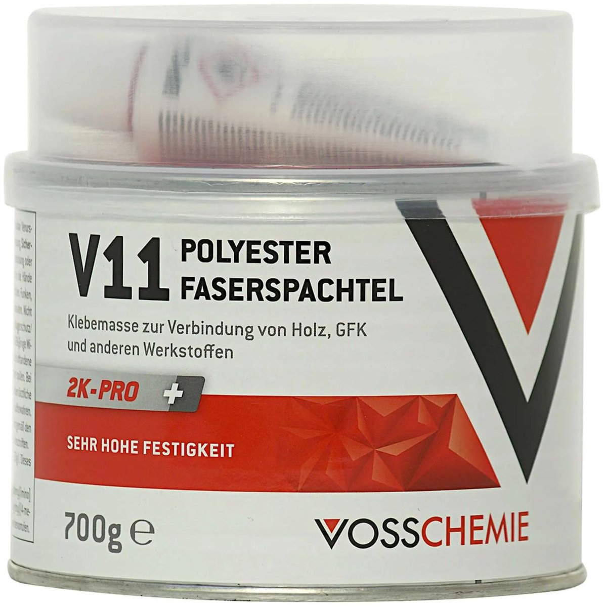 Polyestervezel Plamuur 2K 700g Extra Sterk Snelle Uitharding