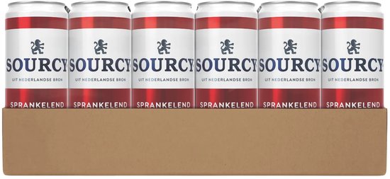 Sourcy rood sleek blik - 24x 33 cl