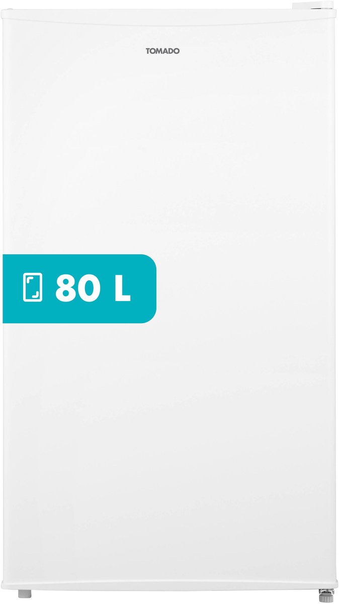 Tomado TRT4702W - Tafelmodel koelkast - 80 liter - Met vriesvak - Energielabel D - Wit — afbeelding 1