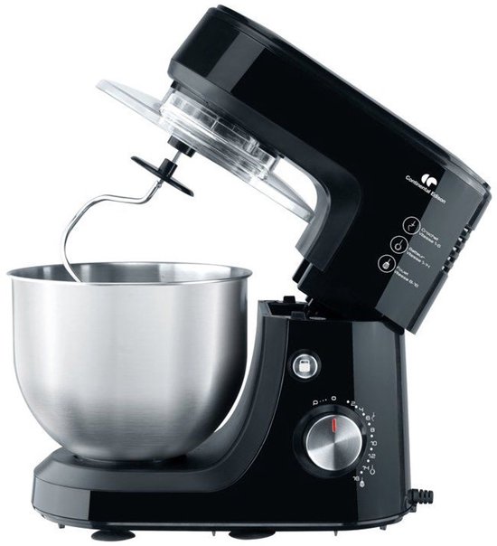 Staande mixer - CONTINENTAL EDISON - CERP800B2 - 800 W - 4,3 L - 10 snelheden + puls - Zwart van Continental Edison — afbeelding 5