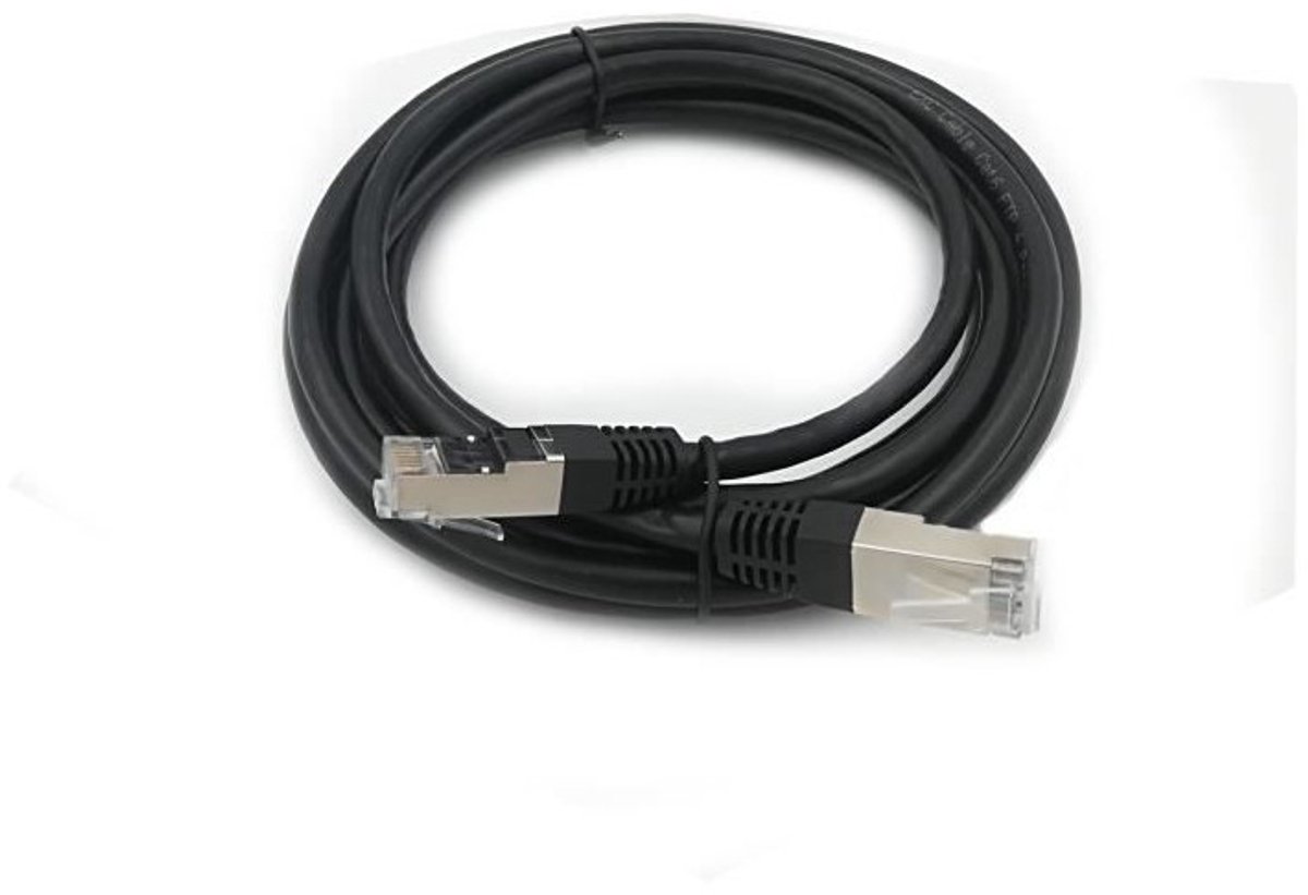 RJ45-kabel - LINEAR - PCC6FNE - Cat.6 - Afgeschermd - F/UTP - Zwart - 3m