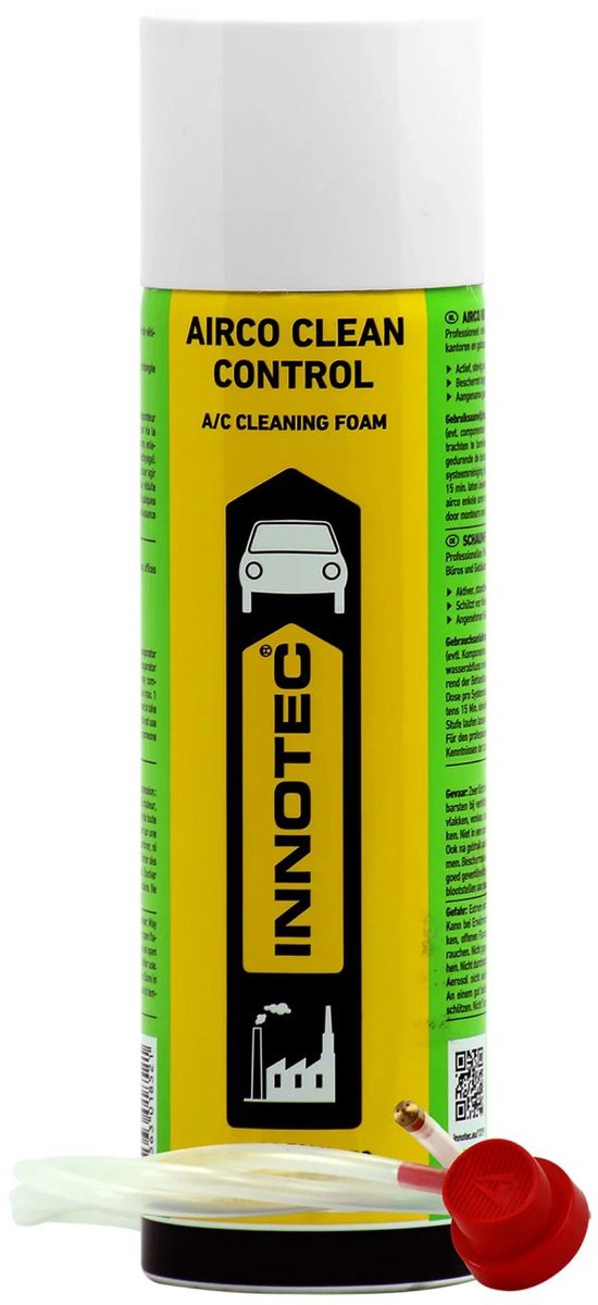 Airco reiniger 250 ml met slang voor auto en huis