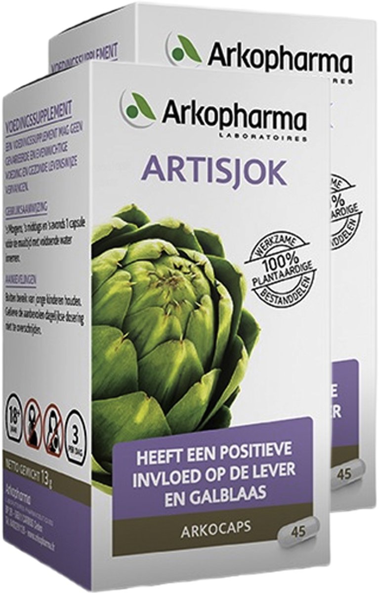Arkopharma | Arkocaps Artisjok | 45 Capsules | 2 stuks | 2 x 45 capsules