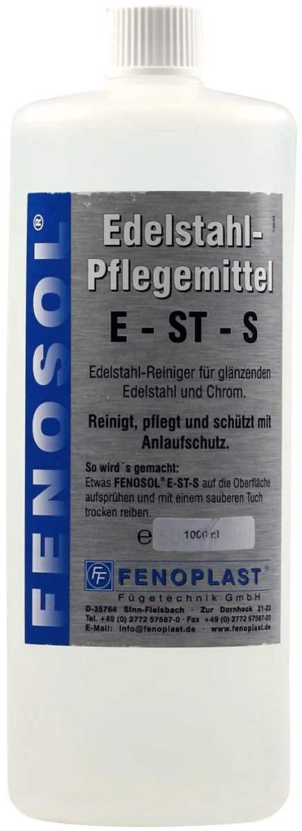 Krachtige RVS Reiniger en Edelstaal Reiniger 1000ml Pflegereiniger voor Effectief Reinigen, Onderhouden en Beschermen van RVS Oppervlakken