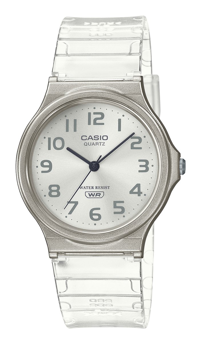 Casio Casio Collection MQ-24S-8BEF Horloge - Kunststof - Grijs - Ø 33 mm