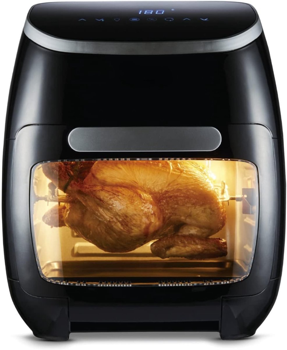 RUX® Heteluchtoven - Oven - Airfryer Oven - 11 Liter - Goud - 33cm x 39cm x 38cm
