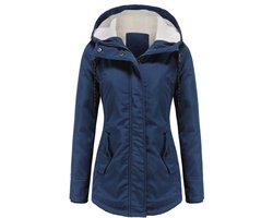 YYNUDA Dames Winddichte Ritsjas - Flockvoering - 2XL