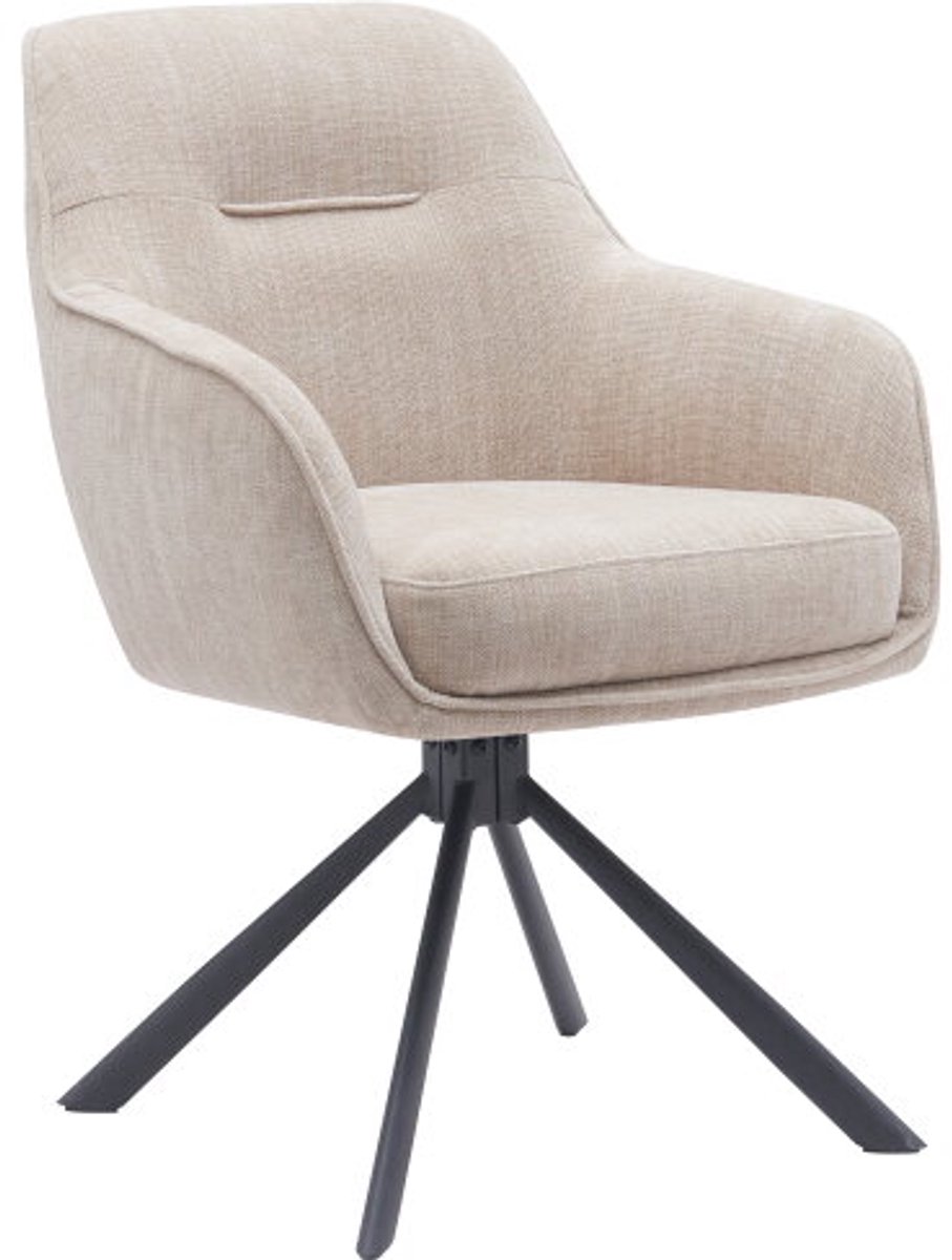 AVOLA ARMCHAIR LINEN - eetkamerstoelen set van 2