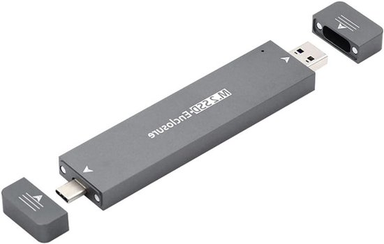 Dual Protocol Adapter Kaarten M.2 NGFF & NVME naar USB 3.2/Type C Converter voor M.2 Hardeschijven en SSD's van Merkloos — afbeelding 3