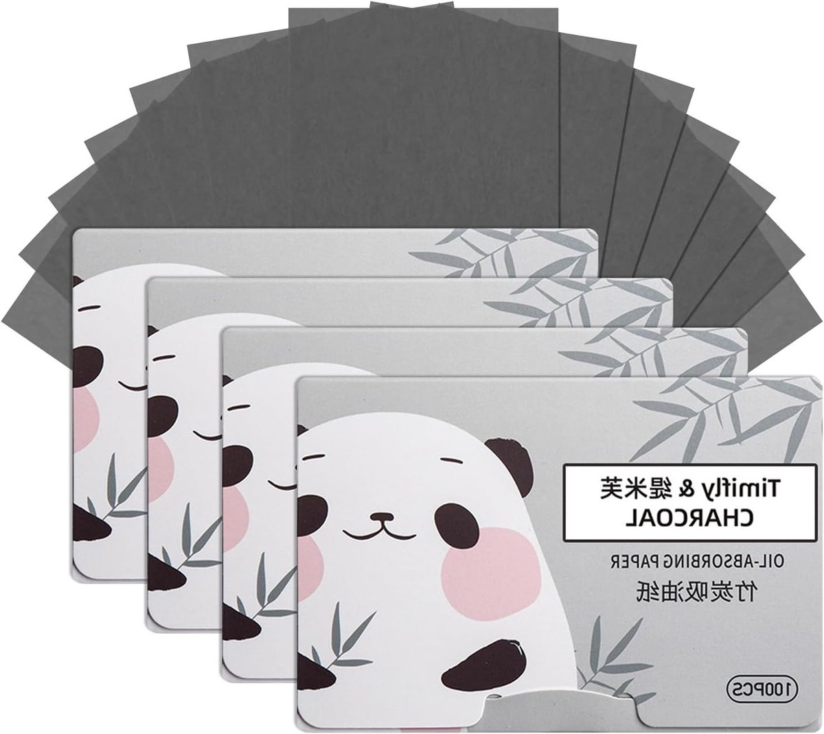 Natuurlijke Blotting Paper voor Oliecontrole, 400 Stuks, Geschikt voor Heren en Dames, Perfect voor Vette Huid en Make-up Fixatie