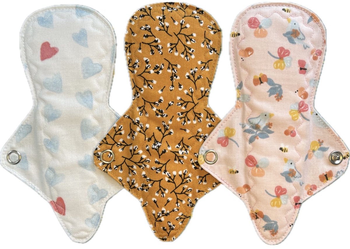 Fancy Sew - Wasbare String inlegkruisjes - 3 stuks - vrolijke print