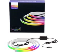 Led Strip - Ledstrip - Led-strips - Licht Voor Computerscherm - 24inch - Smart Tv Monitor - Gaming - PC Ambilight - USB - Game Verlichting - Gaming Accessoires - Reageert Op Beeld En Geluid - Makkelijke Bevestiging