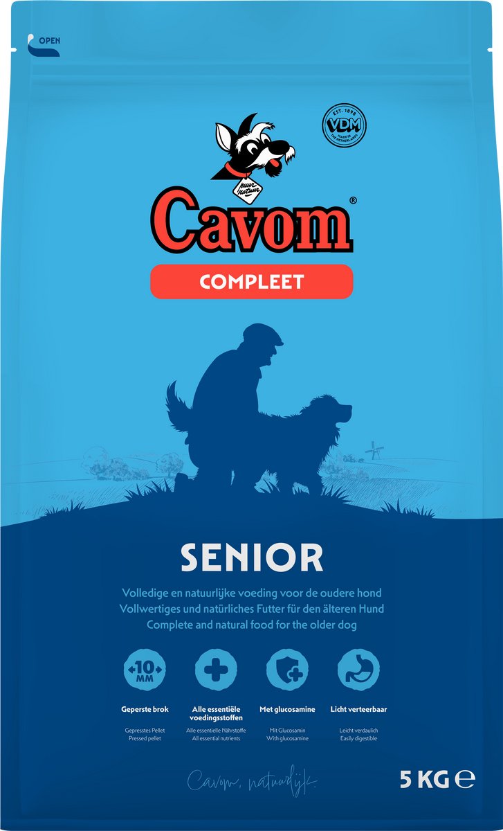 Cavom Compleet Senior hondenvoer 5 kg