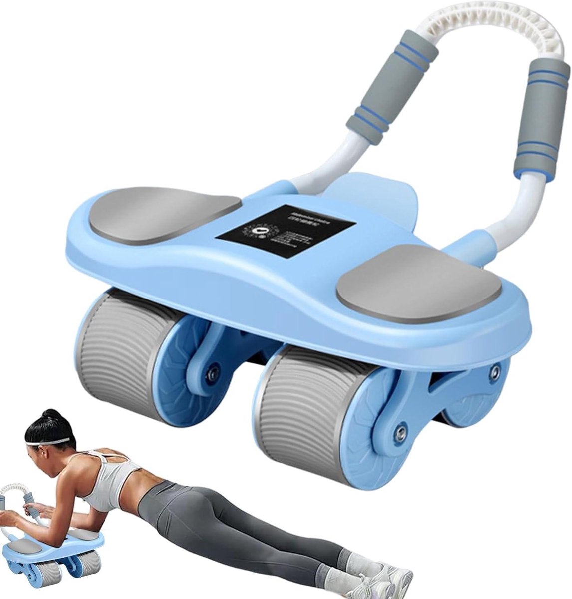 Buikspierwiel - Kern trainer - Buikspieren trainen - Met elleboogsteun - 42 x 22 x 14 cm - Niet gespecificeerd