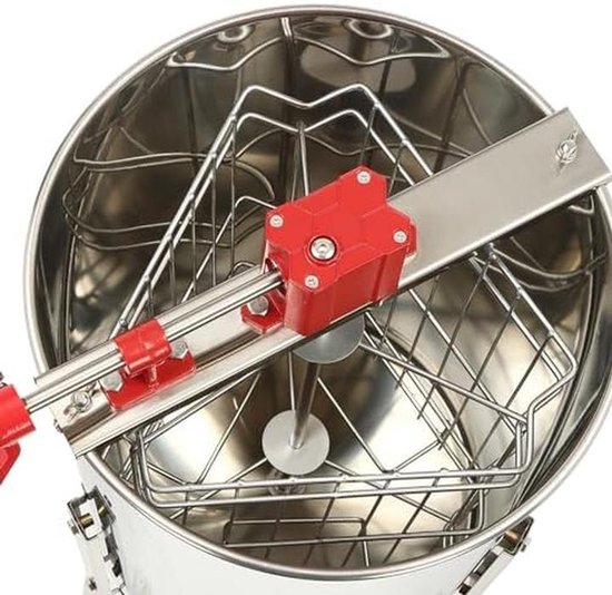 Honing Extractor - Honing Spinner - Honing Oogsten - Handmatige Bediening - 3 Frames - Zilverkleurig — afbeelding 4