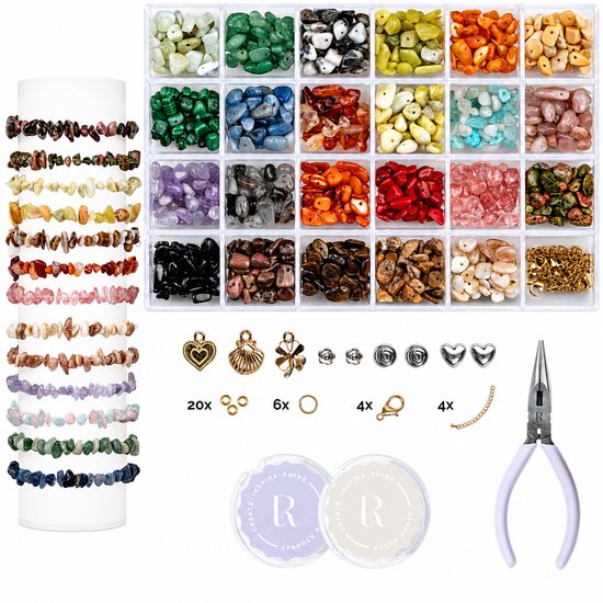 RICHLY® Luxe Natuursteen Kralen set