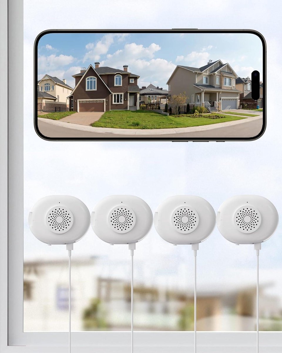 Beveiligingscamera - Wifi Camera - Huisbewaking - Full Colour Nachtzicht - 2K HD - Wit