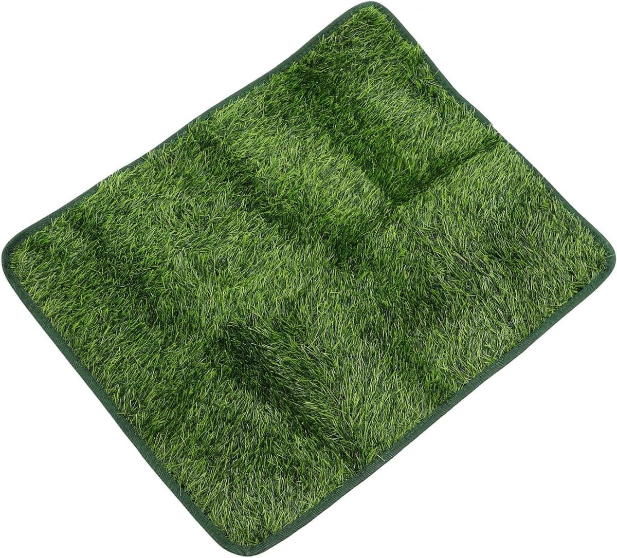 Kunstgras Hondentoilet - Hondenplasmat - Puppytraining - Geurabsorberend - 58.5 x 46 x 2 cm - Groen
