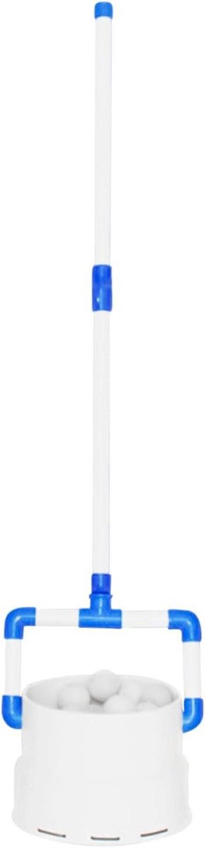 Tennisbal Opraper - Ballen Verzamelaar - Sport Training - Snel Leegmaken Mechanisme - 96 cm - Wit