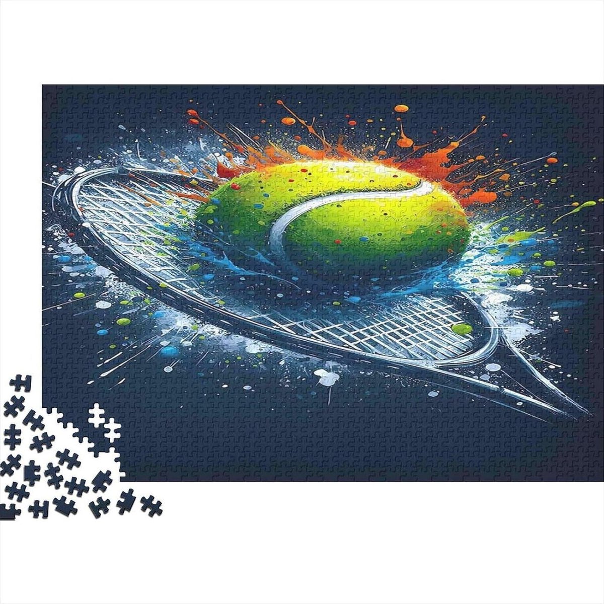 Papieren Puzzel - Legpuzzel Volwassenen - Ontspanning Thuis - Milieuvriendelijk Dik Papier - 52 x 38 cm - Stijl-3