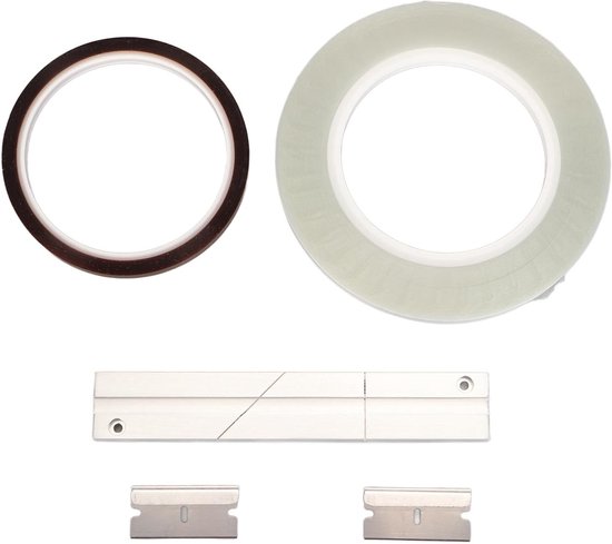 Universele Splicing Block Kit voor Open Reel Tape Media met Splicing Tape, Leiding Tape en Snijders voor Audioreparatie en Geluidsbewerking van Universele — afbeelding 5