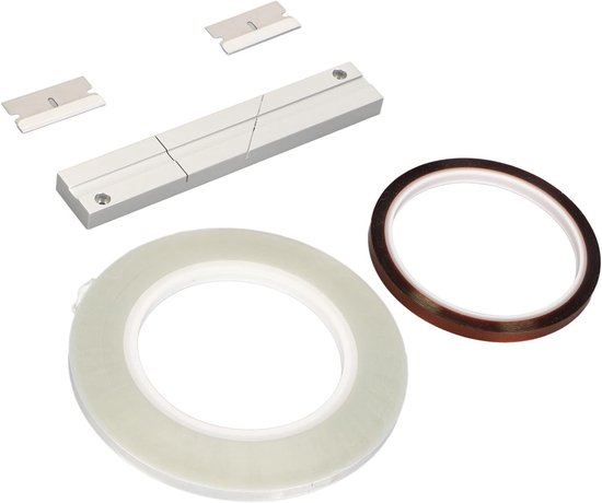 Universele Splicing Block Kit voor Open Reel Tape Media met Splicing Tape, Leiding Tape en Snijders voor Audioreparatie en Geluidsbewerking van Universele — afbeelding 3