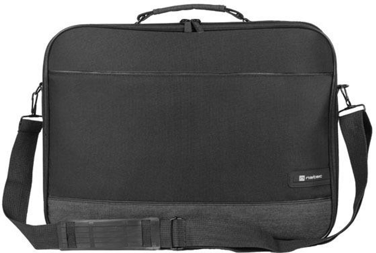 Natec Impala 2 Laptoptas – 17.3 inch – Messenger Case – Zwart/Grijs