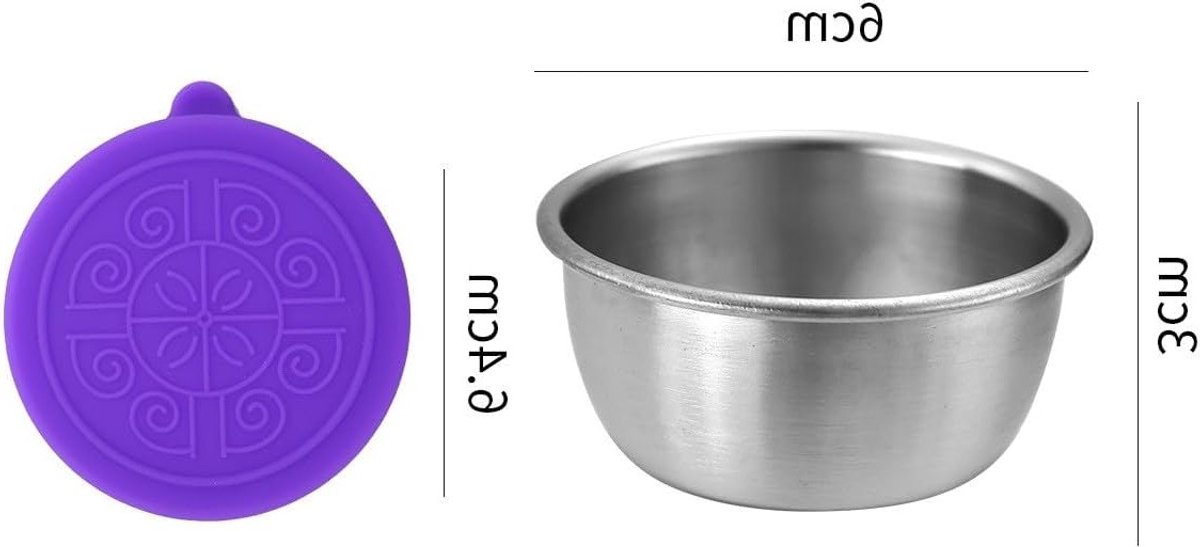 6 Stuks Salade Dressing Containers, 50ml Kruidenspotjes met Deksel, Lekvrije Dip Sauce Cup