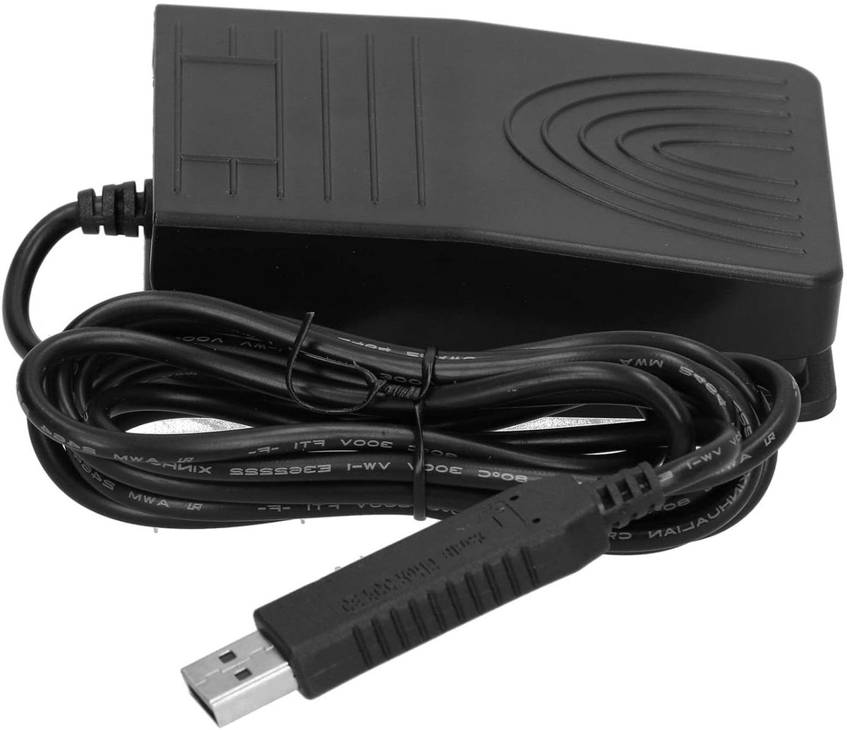 USB Voetpedaal - Voetschakelaar Controller - Handsfree Bediening - Meerdere Pedalen Mogelijk - 10 x 72 x 32 cm - Zwart