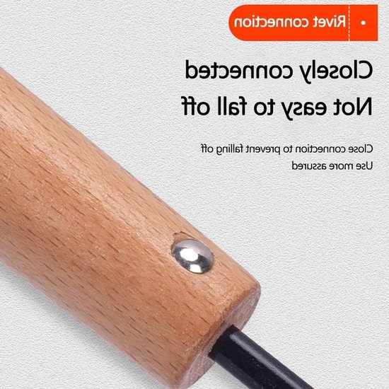 Weeding Hook - Houten Handgreep - Bonsai Tools - Tuin Gereedschap voor Buiten - Graaf Cultivator - Onkruidverwijdering — afbeelding 2