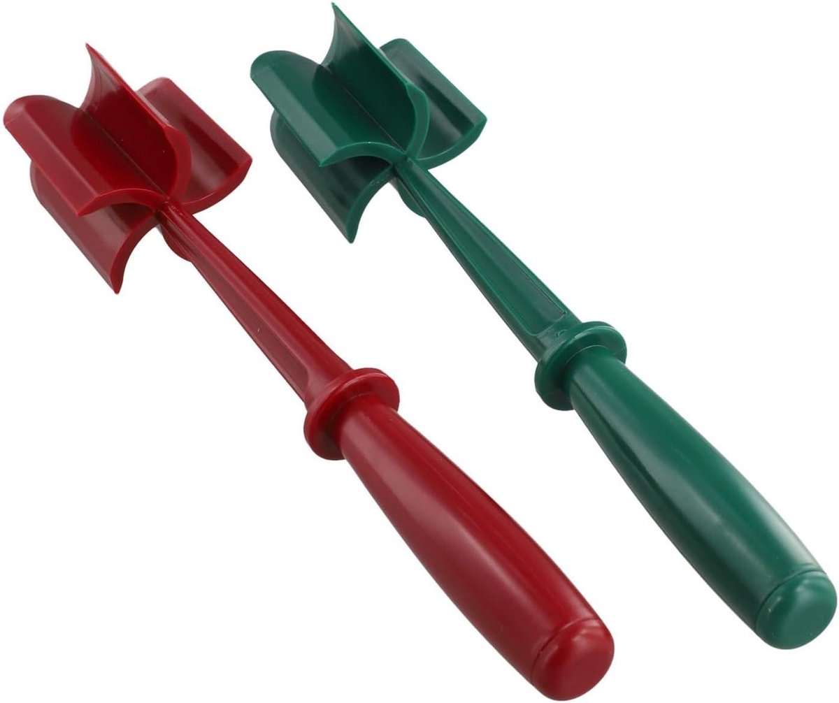 Vleesscheider Set - Vleesmolen Keukengereedschap - Maaltijden Bereiden - Efficiënte Vlees Scheiding - 2 stuks - Rood Groen