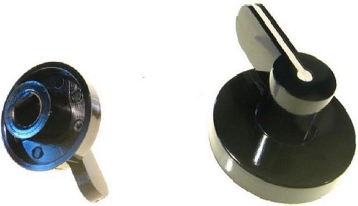 Kookplaat Greep - Gasfornuis Handleiding - Koken Voorbereiden - Moderne Stijl - 8 mm - Zwart
