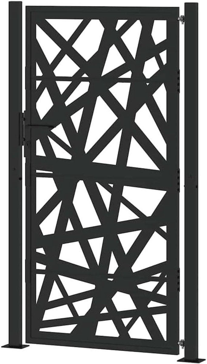 Metalen Tuinpoort - Decoratieve Ingang - Tuin Afsluiten - Elegant Lasergesneden - 100x175 