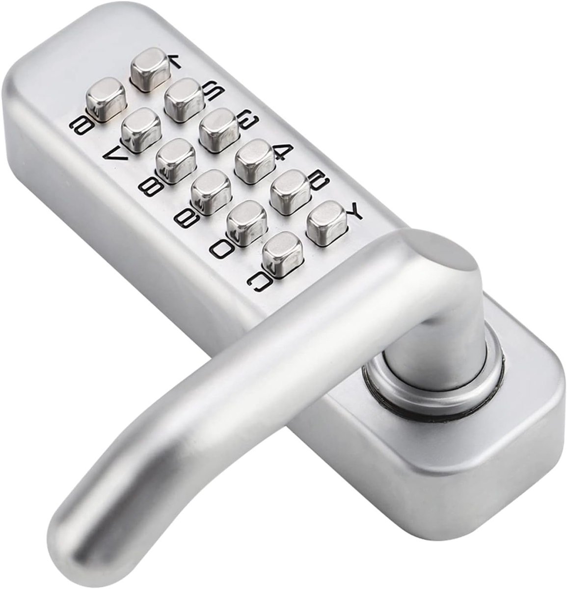 Veiligheidsdeur met Combinatieslot voor Dikte 30-60 mm - Sleutelvrij, 1-11 Digit, Ideaal voor Thuis en Kantoor