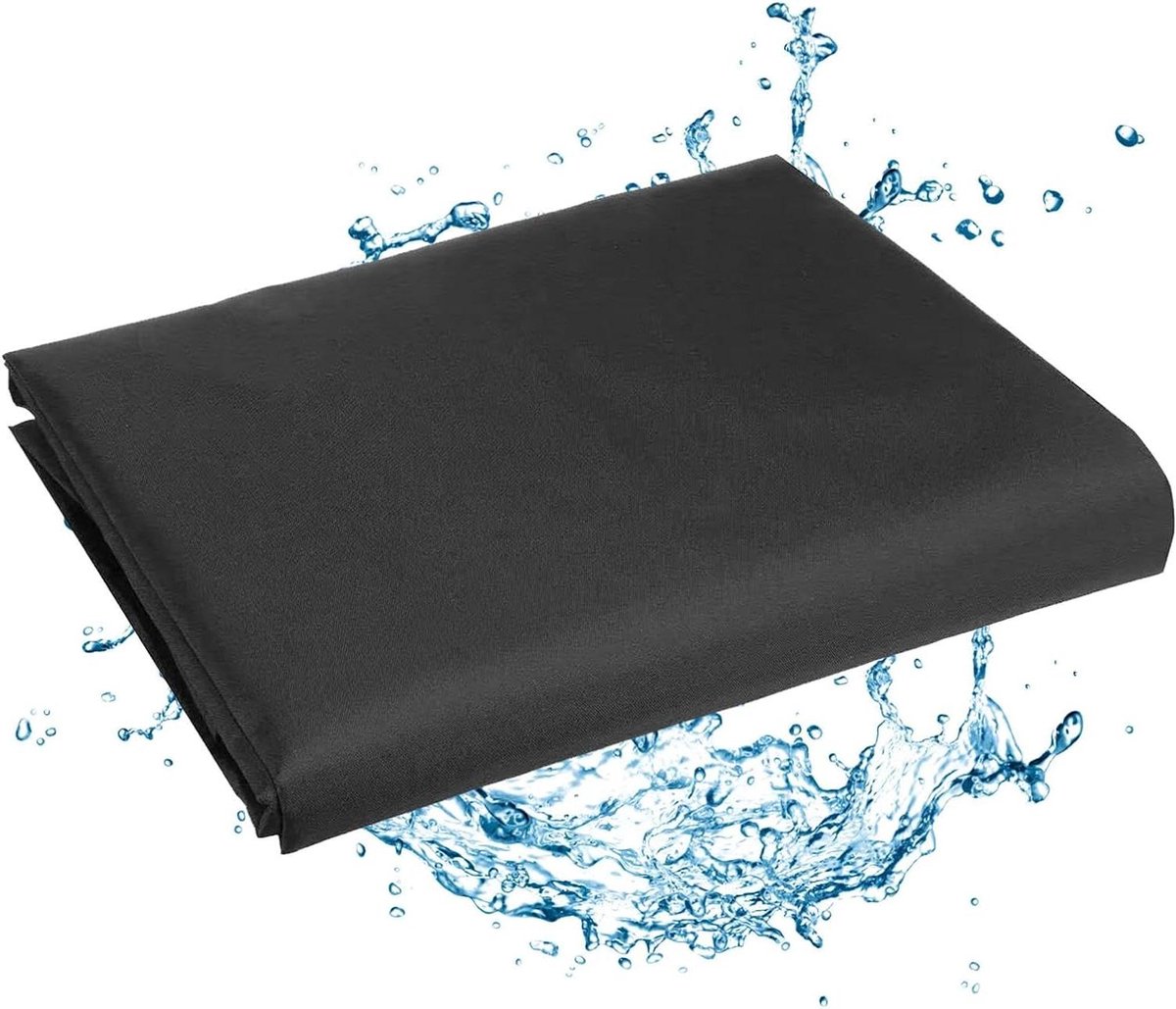 Tafeltennishoes - Pong Cover - Tafel Beschermen - Waterdicht Oxford Doek - 280x150cm - Zwart