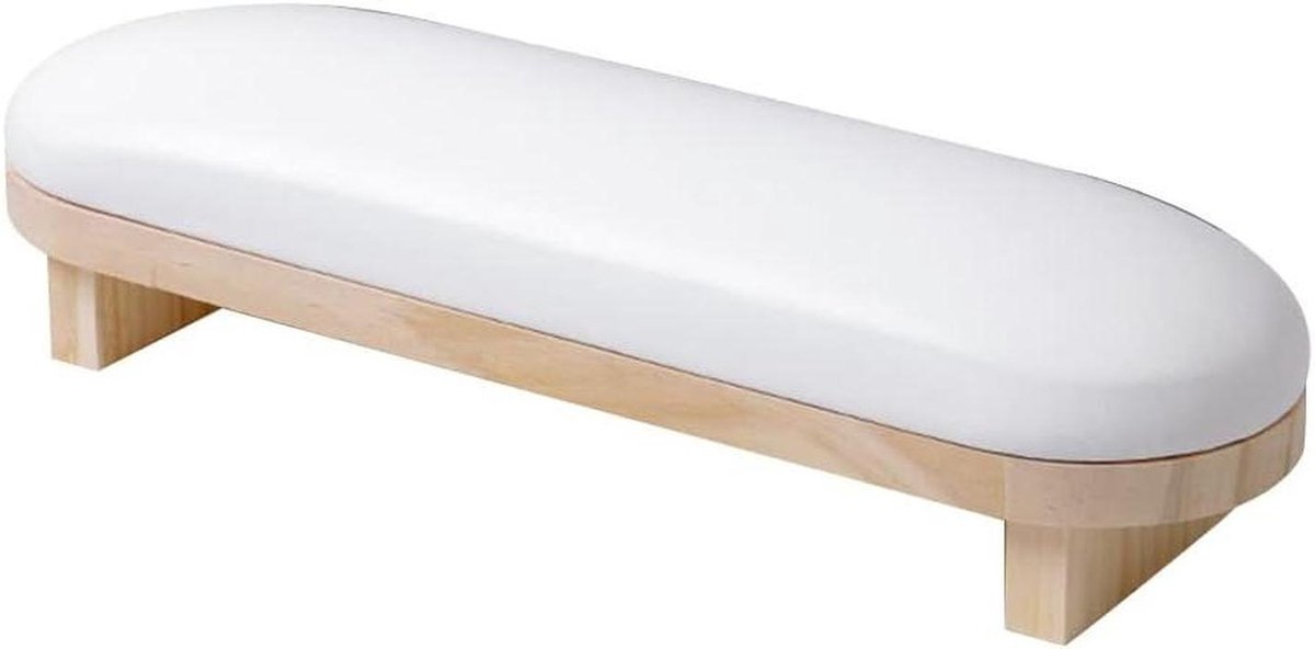 Manicure Armsteun - Nagel Kussen - Nagel Styling - Zacht en Duurzaam - 41 x 11 x 9 cm - Wit
