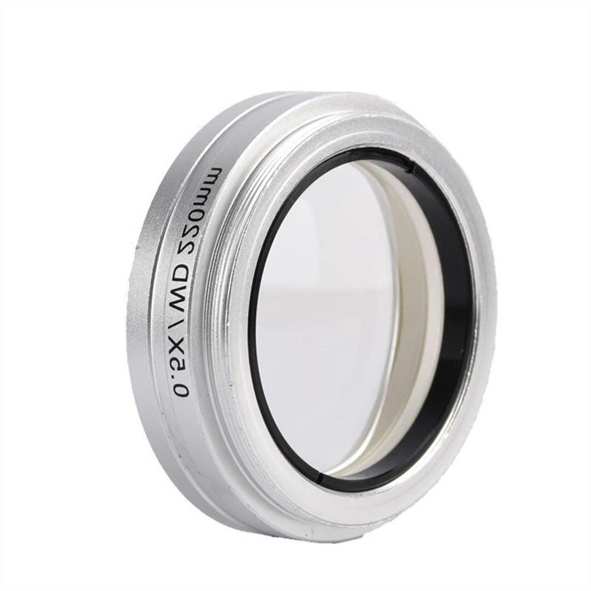 Microscoop Lens - Extra Objectief - Vergroten Details - Grote Werkafstand - 220mm - Zwart