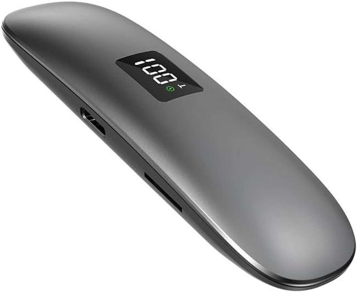 Slaap Speaker - Onderkussen Speaker - Privé Muziek Luisteren - Botgeleiding Technologie - 15 Uur Batterij - Zilver Grijs
