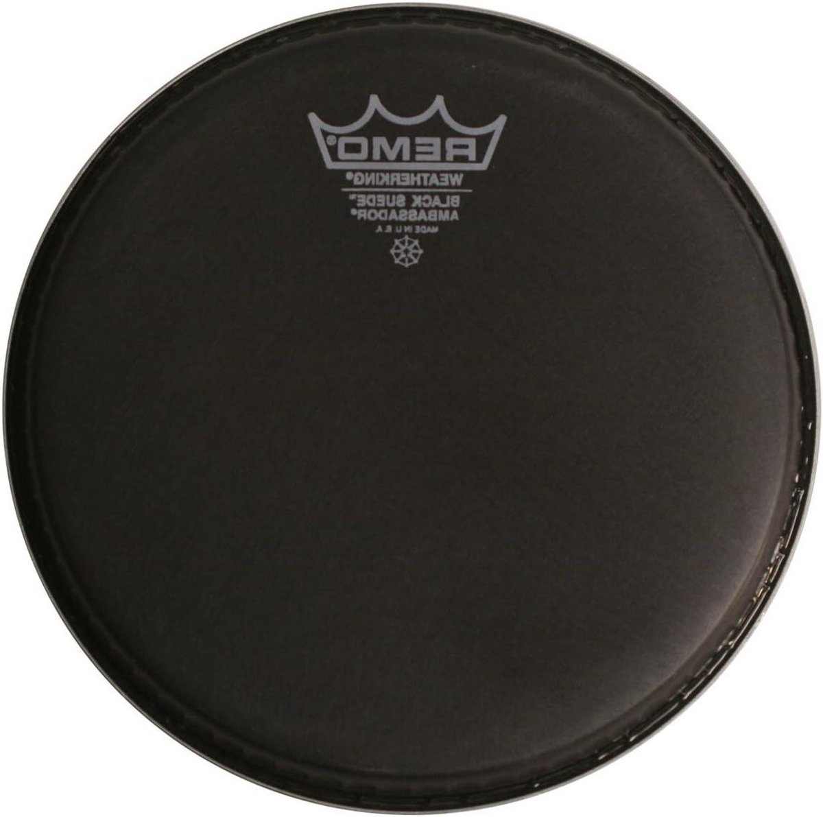 Drumvel - Trommelvel - Muziek Maken - Gestructureerd Oppervlak - 15 cm - Zwart