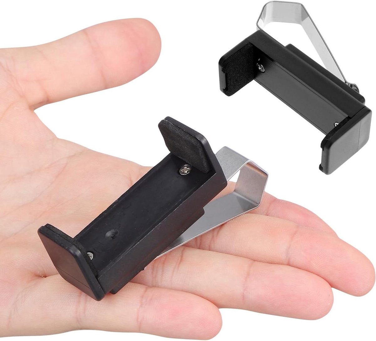 Afstandsbediening Houder - Garage Clip - Auto Organisatie - Universele Pasvorm - 6.5 cm - Zwart