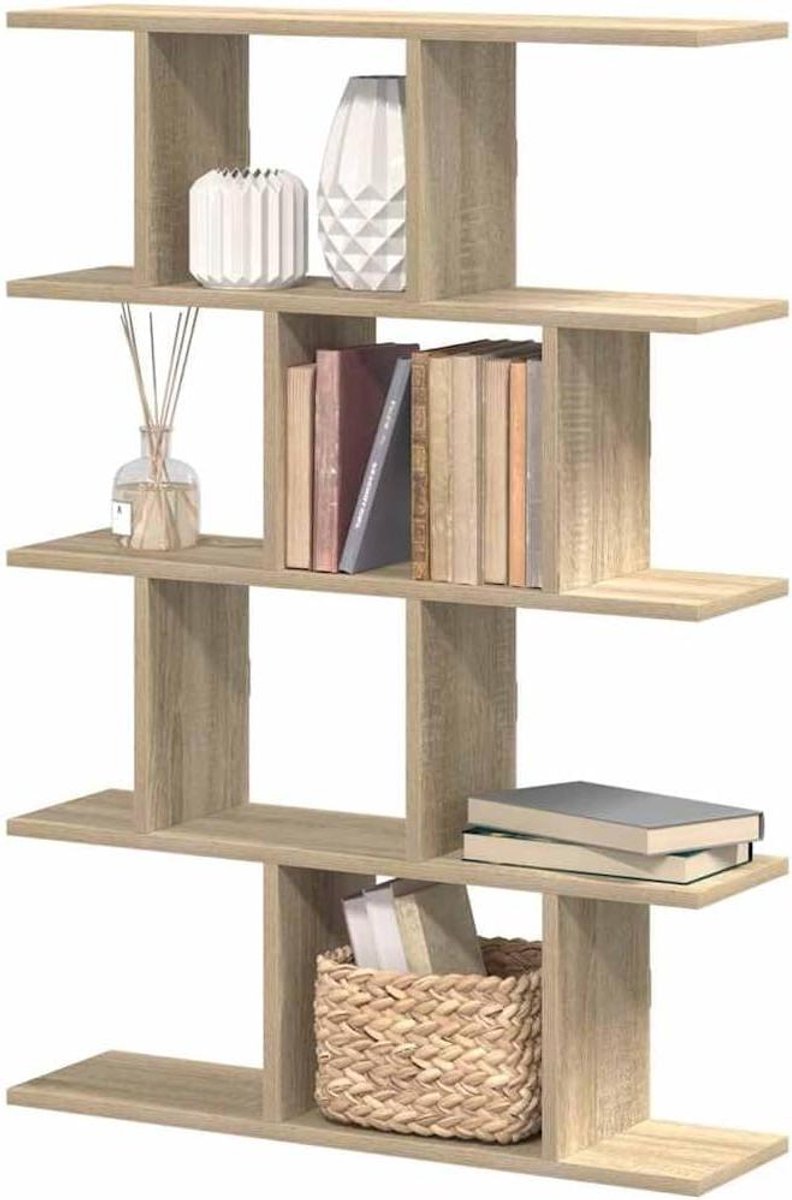 Kubusrek met vakken - Wandrek decoratief - Ruimte organiseren - 15 opbergvakken - 70 x 100