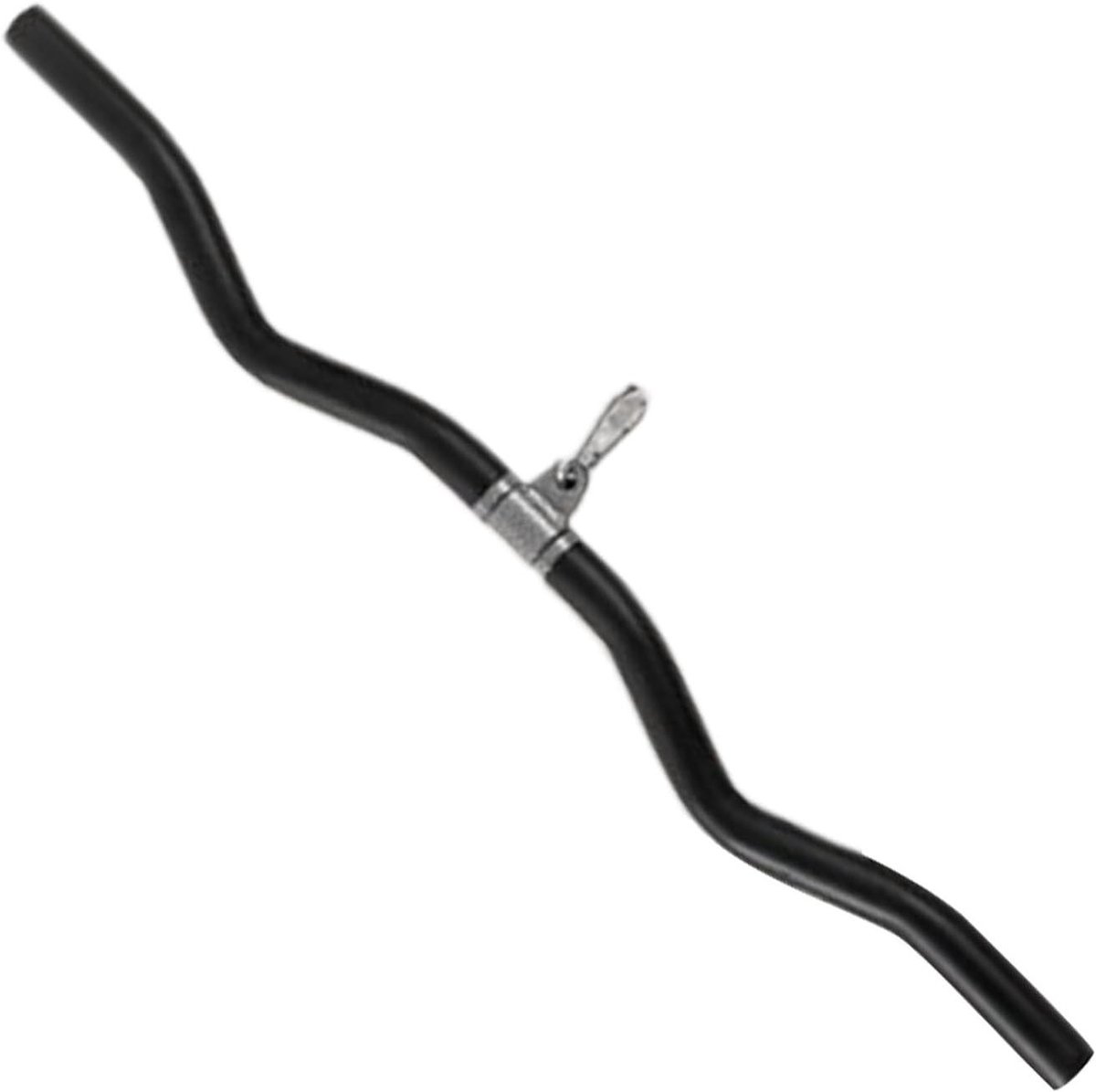Krachtoefening Balk - Fitness Greep - Spierversterking Bovenlichaam - Ergonomische V-vorm - 80 cm Lengte - Zwart