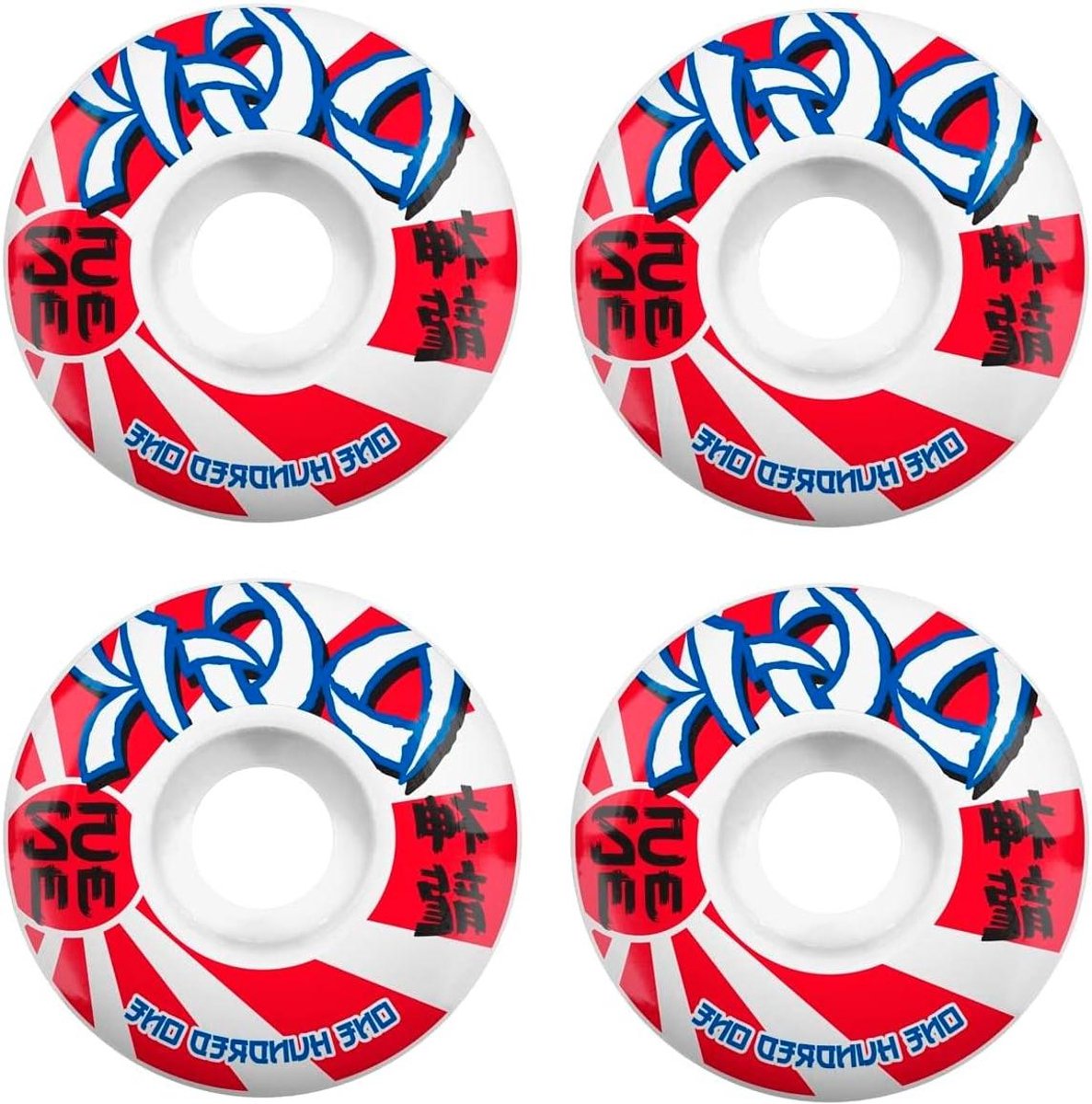 Skateboard Wielen Set van 4 Street Skate Duurzaam Materiaal 52mm