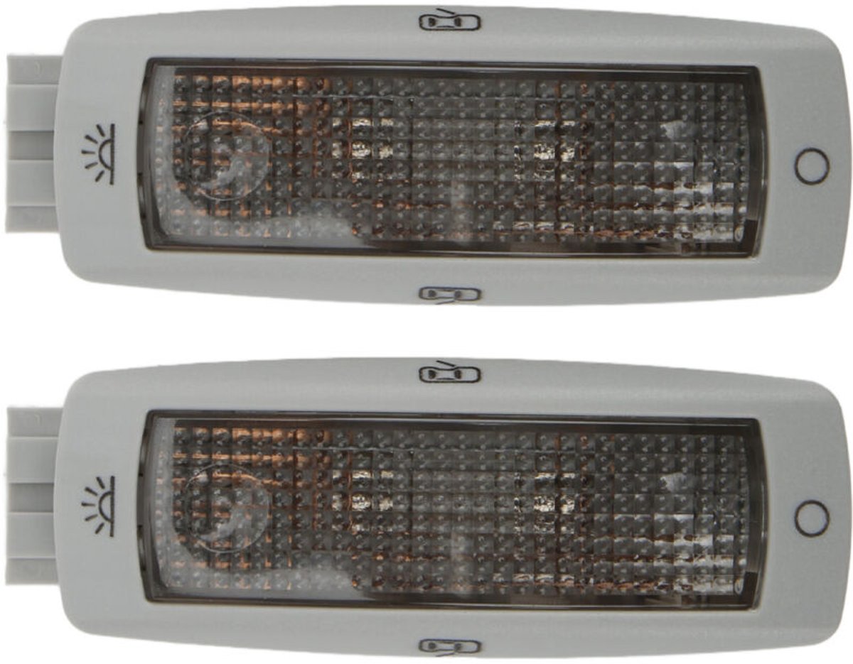 Achterleeslampjesgeschikt voor Cadillac 3B0947291, heldere grijze behuizing