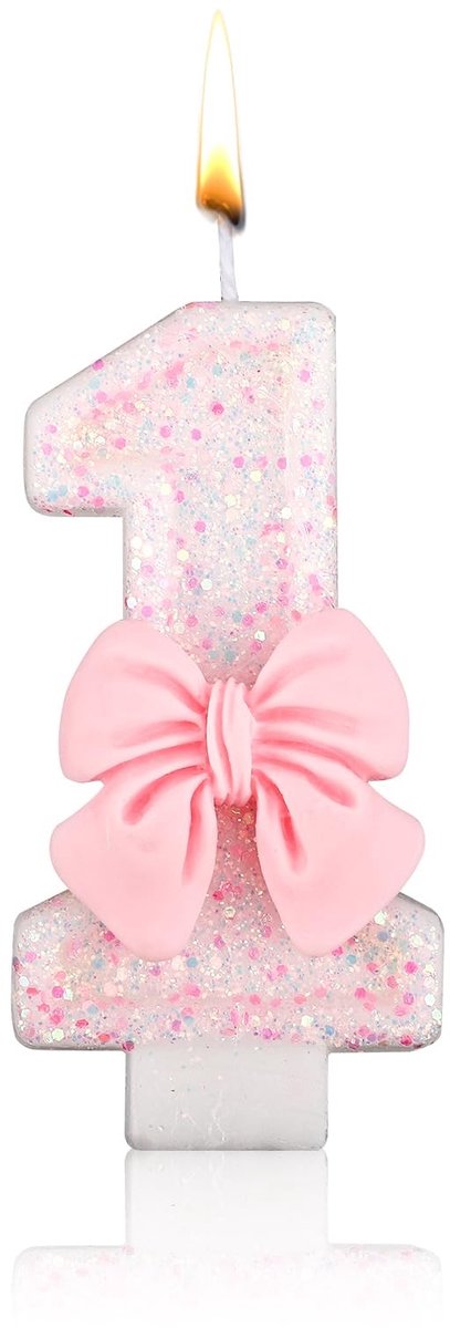 Dailygoods - Roze Nummerkaarsen voor Feestjes en Verjaardagen