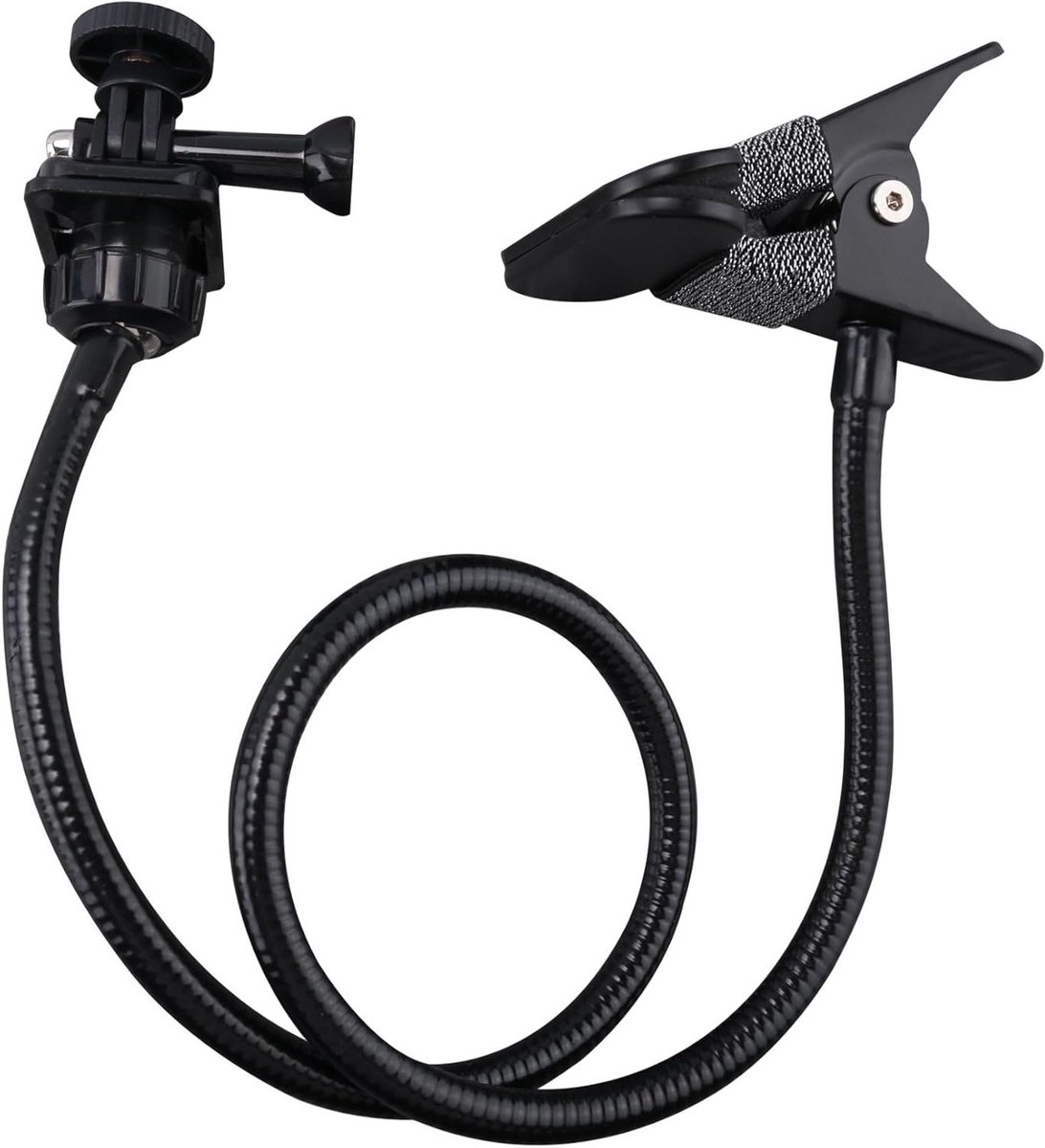 Webcam Stand - Flexibele Arm - Video Bellen - Verstelbare Klem - 64 cm - Zwart