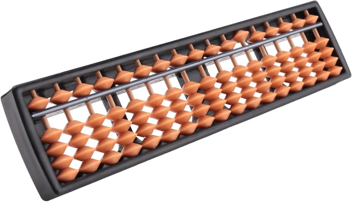 Telraam - Rekengereedschap - Wiskunde Leren - 17 Cijfers - 26 cm - Zwart